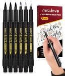 MISULOVE Calligraphy Brush Markers Set – 6 Pack