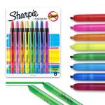 Sharpie Retractable Chisel Tip Highlighters, 8 Pack