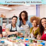 Nezyo 75 Pieces Magnetic Painting Canvas Panel Mini Canvas Boards Round Mini Canvases Mini Tile Art for Painting Magnetic Fridge Locker Art Paints Crafts DIY Kit (4 Inch)