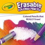 Erasable Colored Pencils for Kids - 24 Pack