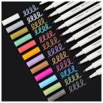 Sunshilor Fine Point Metallic Markers Set of 12