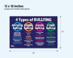 Anti-Bullying Posters for Classroom & Workplace (2 Pack)