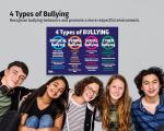 Anti-Bullying Posters for Classroom & Workplace (2 Pack)
