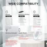 3-in-1 Fast Wireless Charging Station - Black