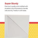 White Railroad Board, 22" x 28", Pack of 100