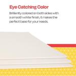 White Railroad Board, 22" x 28", Pack of 100