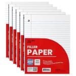 Wide Ruled Loose Leaf Notebook Paper - 6 Pack