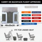 Kono Cabin Bag 42x30x20, Grey, L