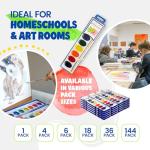 Color Swell Bulk Watercolor Paints - 36 Sets