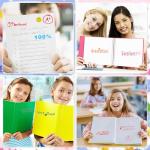 8-Piece Teacher Self-Inking Stamps Set