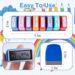 8-Piece Teacher Self-Inking Stamps Set