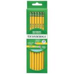 Ticonderoga Yellow Wood-Cased Pencils, 24 Count