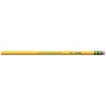 Ticonderoga Yellow Wood-Cased Pencils, 24 Count
