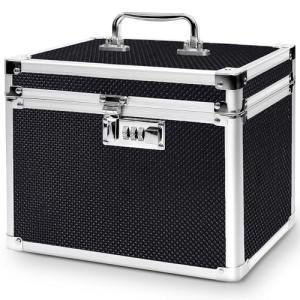 Secure Combination Lock Box for Valuables and Documents