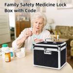 Secure Combination Lock Box for Valuables and Documents