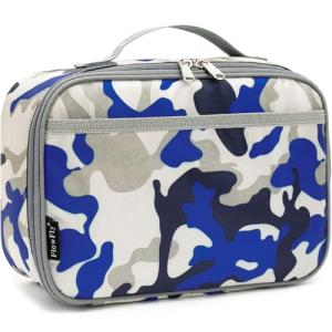 FlowFly Insulated Mini Cooler Lunch Box - Blue Camo
