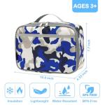 FlowFly Insulated Mini Cooler Lunch Box - Blue Camo