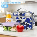 FlowFly Insulated Mini Cooler Lunch Box - Blue Camo