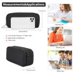 Large Capacity Aesthetic Pencil Case - Black