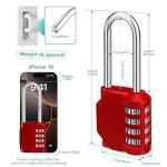 4-Digit Waterproof Padlock for School and Gym