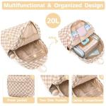 Bluboon Backpack for Girls Kids Preschool Backpack with Lunch Box Kindergarten School Bookbags Set