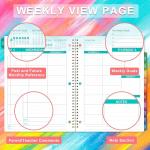 2024-2025 Academic Planner with Stickers and 3-Holes