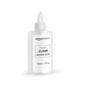 Amazon Basics Washable Liquid School Glue, 5 oz