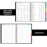 2024-2025 Weekly & Monthly Planner - Black