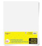 Royal Brites 22” x 28” White Poster Board 100 Pack