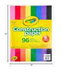 Crayola 96-Sheet Construction Paper Pack