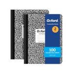 Oxford Composition Notebooks - Black Marble, 2 Pack