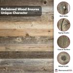 Aged Wood Bundle | Arts and Crafts | DIY | House | School Projects | Decoration | Wooden Ornaments | Pack of 10 | 24 inch Long
