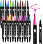 EBOT Dual Markers Set - 24 Colors for Art