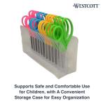 Westcott Kids' Safety Scissors, Assorted, 12 Pack