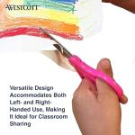 Westcott Kids' Safety Scissors, Assorted, 12 Pack