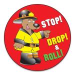 ZOCO Fire Safety Sticker Roll for Kids