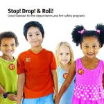 ZOCO Fire Safety Sticker Roll for Kids