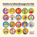 ZOCO Fire Safety Sticker Roll for Kids