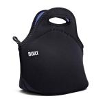 Neoprene Insulated Lunch Tote Bag - Black
