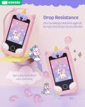 KOKODI Unicorn Toddler Play Phone for Kids