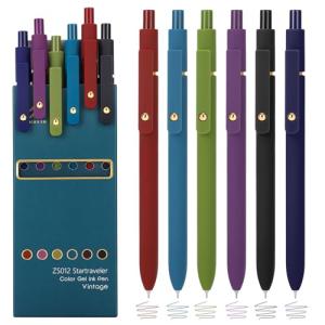 Colorful 0.5mm Gel Pens for School and Gifts