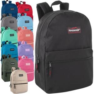 24-Pack Classic Backpacks for Boys and Girls
