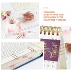Marble Pink Stripes Magnetic Paper Clip Holder