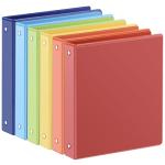 6-Pack 1-Inch Basic Binders with Pockets