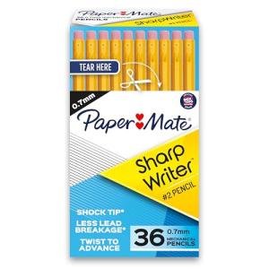 Paper Mate SharpWriter 0.7mm Mechanical Pencils, 36 Count