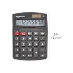 Compact Black 8-Digit Desktop Calculator