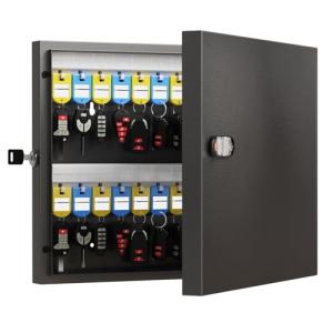 48-Key Wall Mount Lock Box Organizer