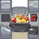 ExtraCharm Insulated Leakproof Lunch Bag - Black