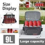 ExtraCharm Insulated Leakproof Lunch Bag - Black