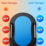 Portable Heating Pads and Cooling Pad, Instant Heat and Cold and Contrast Therapy for Pain Relief, Muscle Recovery, Warm &Cold Therapy Machine for Shoulders, Back,Neck, Waist